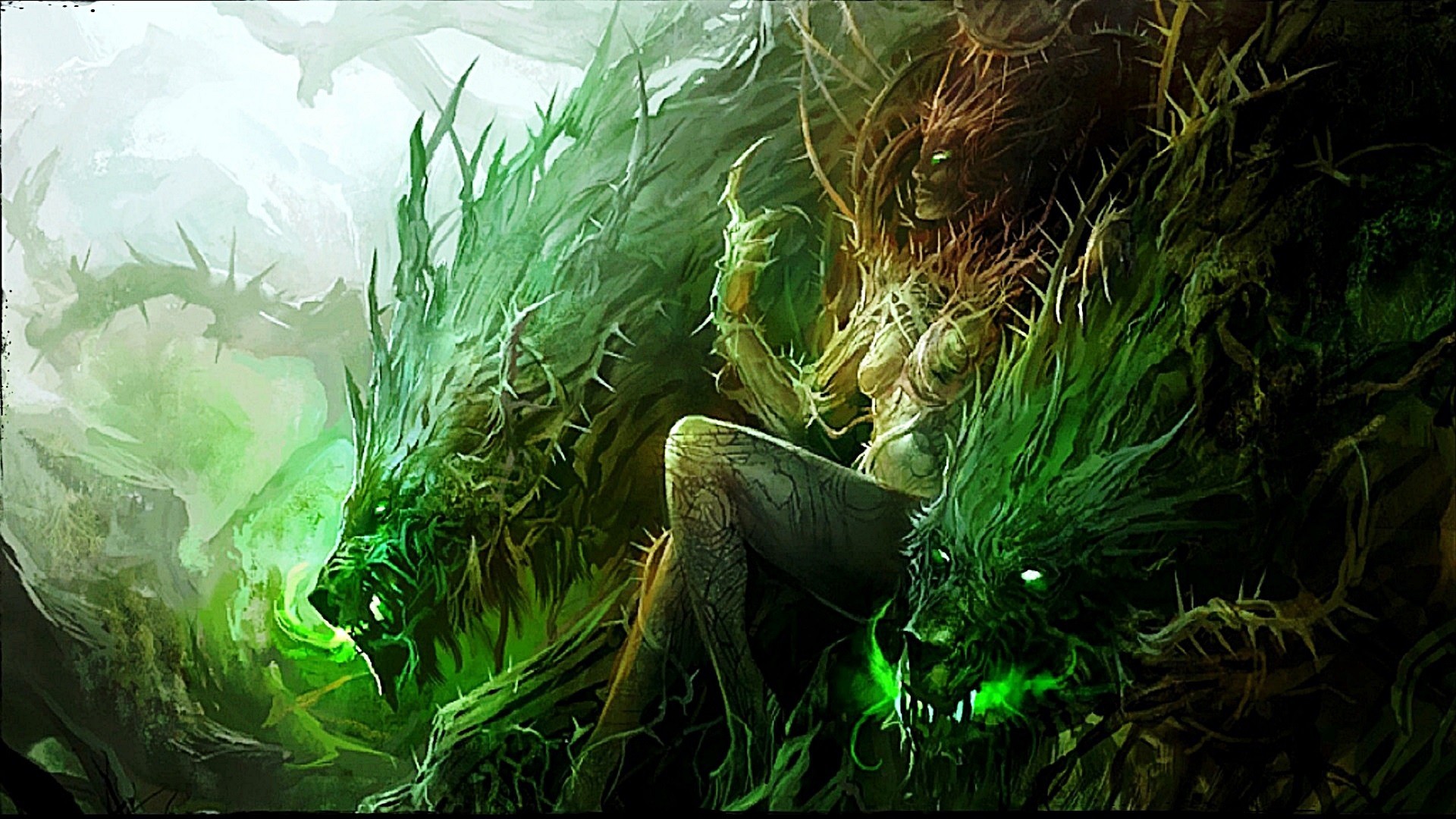 Green Fantasy Wallpaper