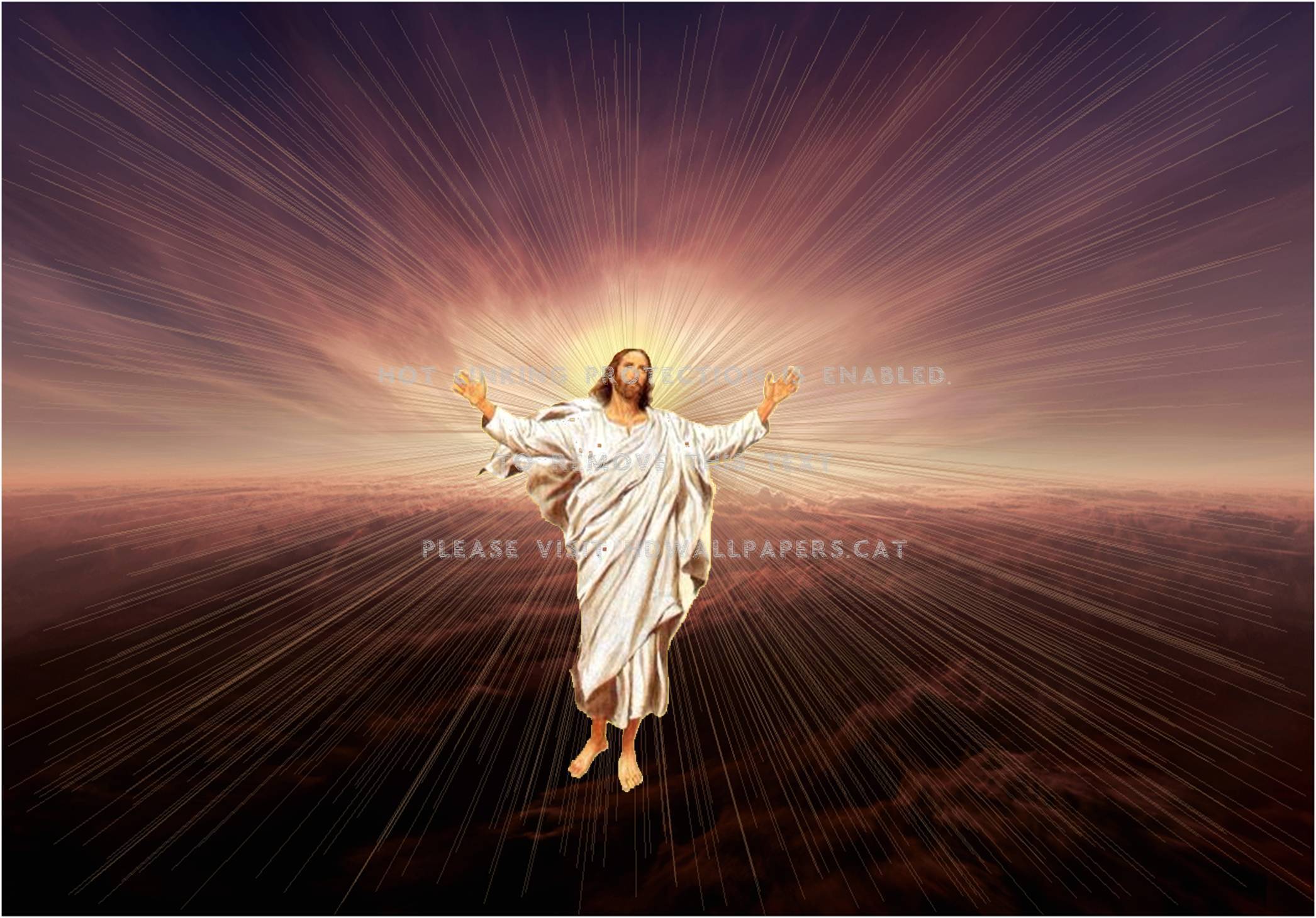 ascension heaven christ jesus abstract