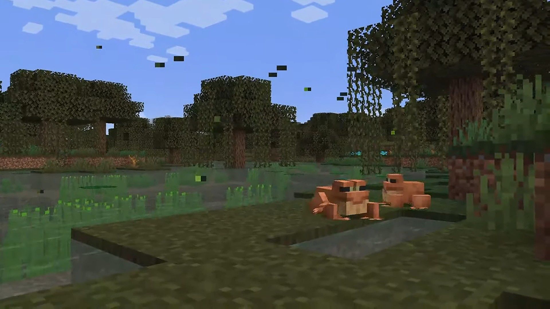 Minecraft had to remove fireflies after players realised they'd be poisonous to frogs