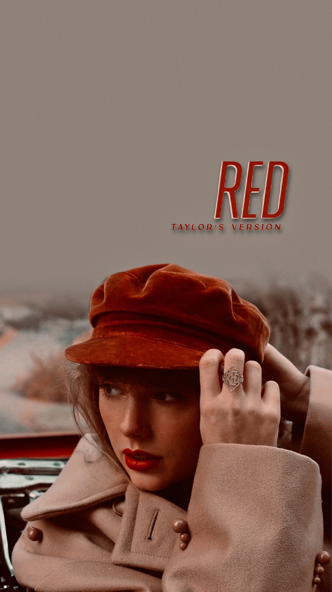 Red Taylor's Version Wallpaper Free Red Taylor's Version Background