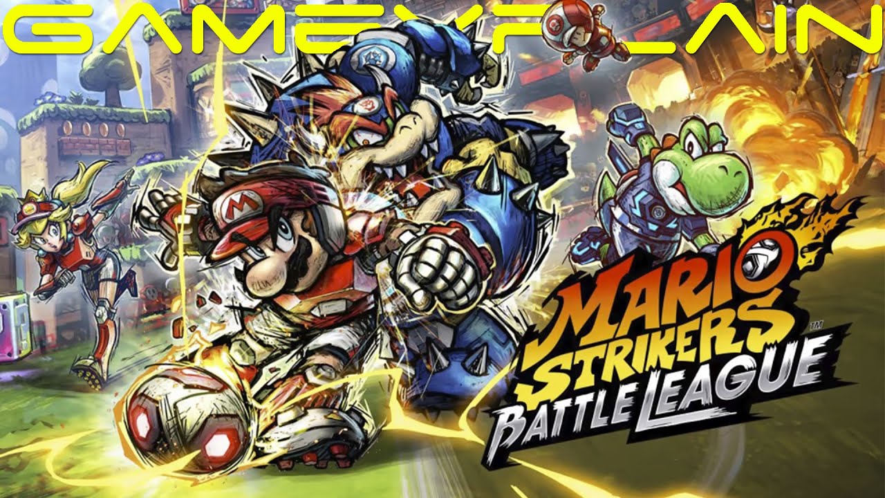 NEW Mario Strikers Battle League Gameplay & Artwork Showcase (Website)