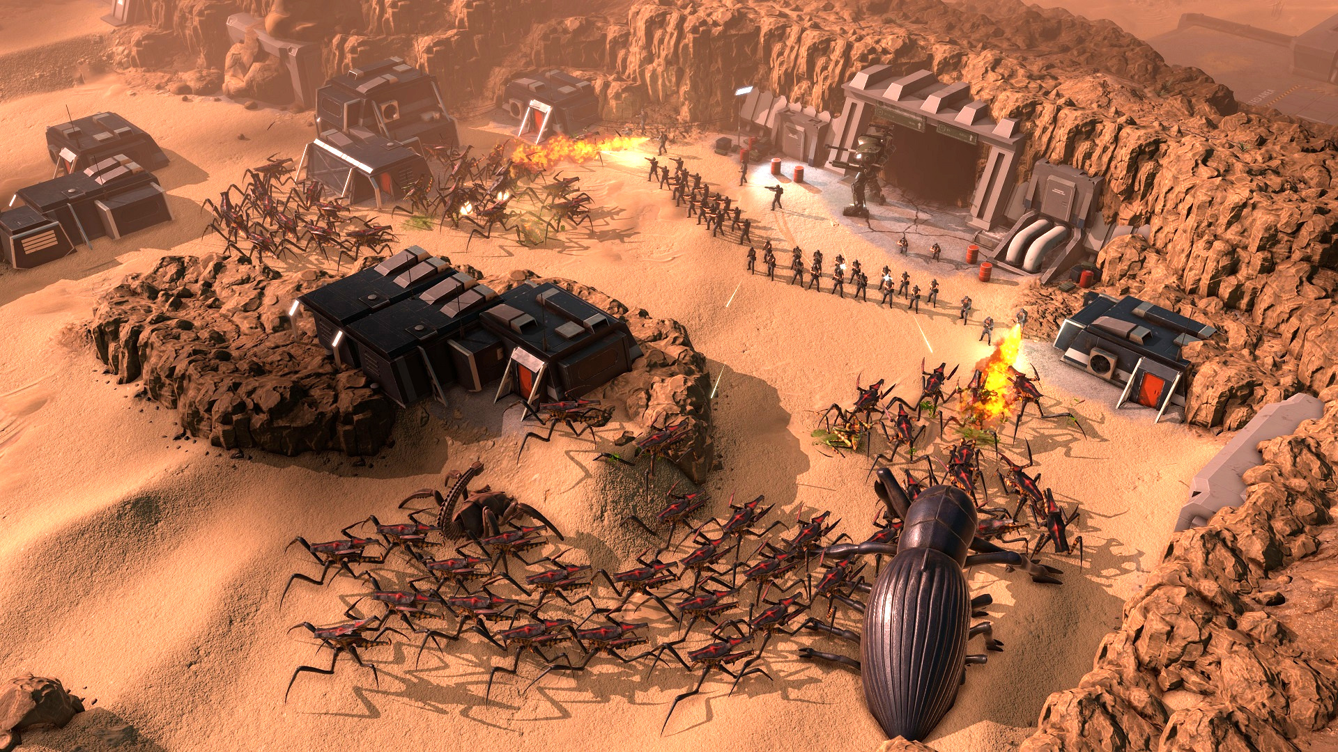 Upcoming tactical RTS Starship Troopers: Terran Command wants you to live forever