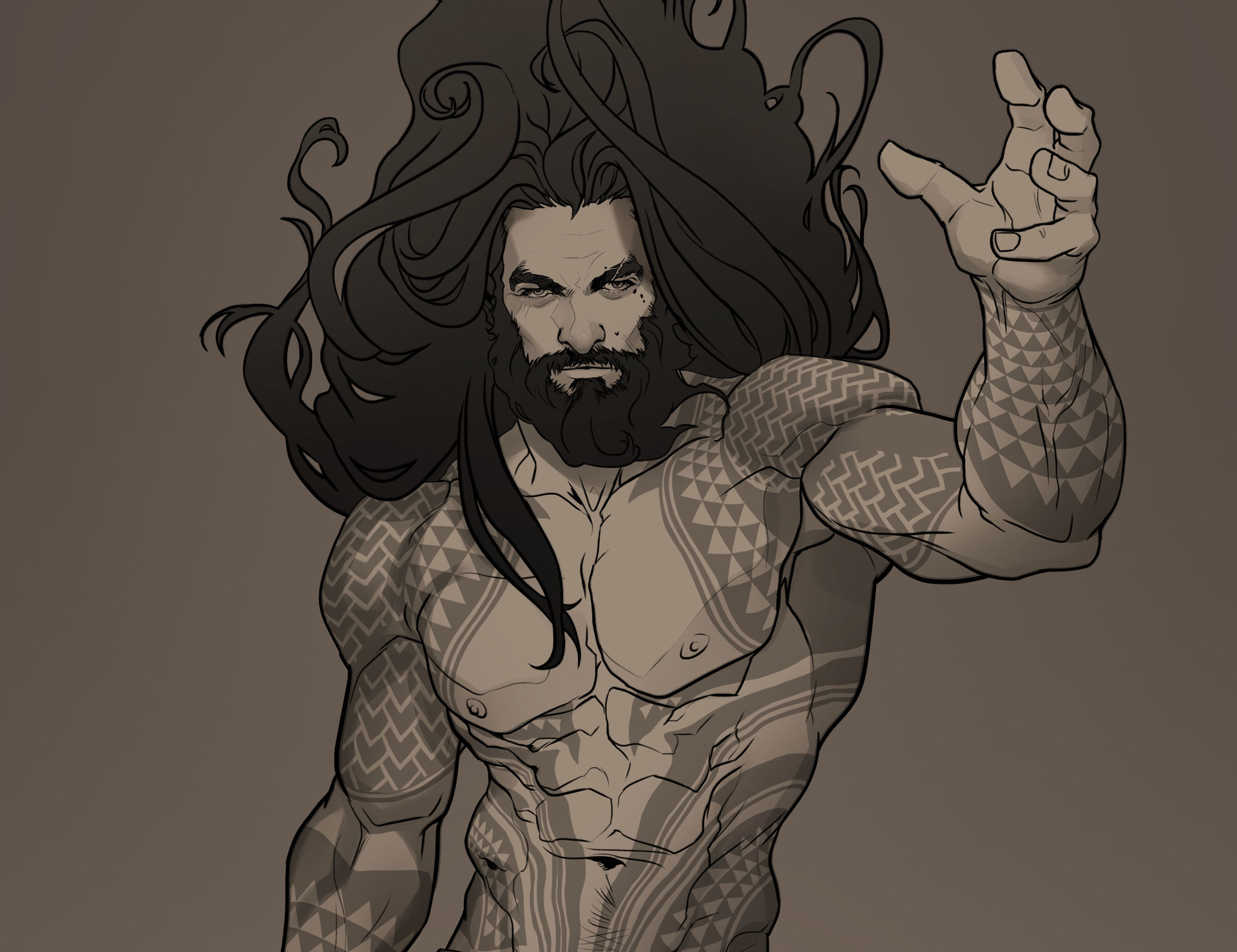 Aquaman Drawing Wallpapers - Wallpaper Cave