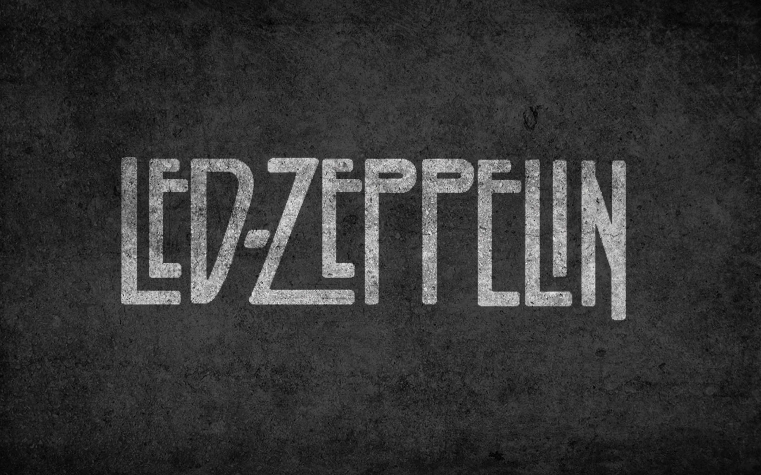 Download wallpaper Led Zeppelin, british rock band, logo, grunge for desktop with resolution 2560x1600. High Quality HD picture wallpaper