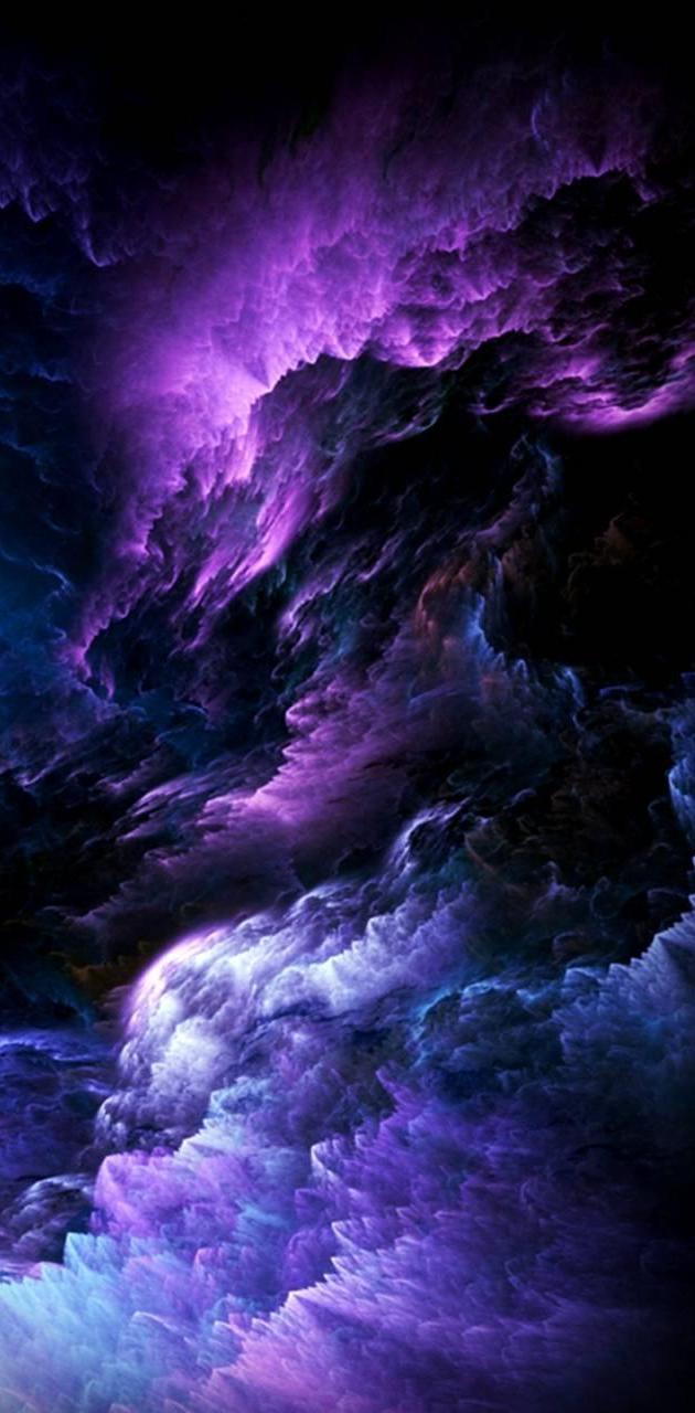 Purple galaxy wallpaper