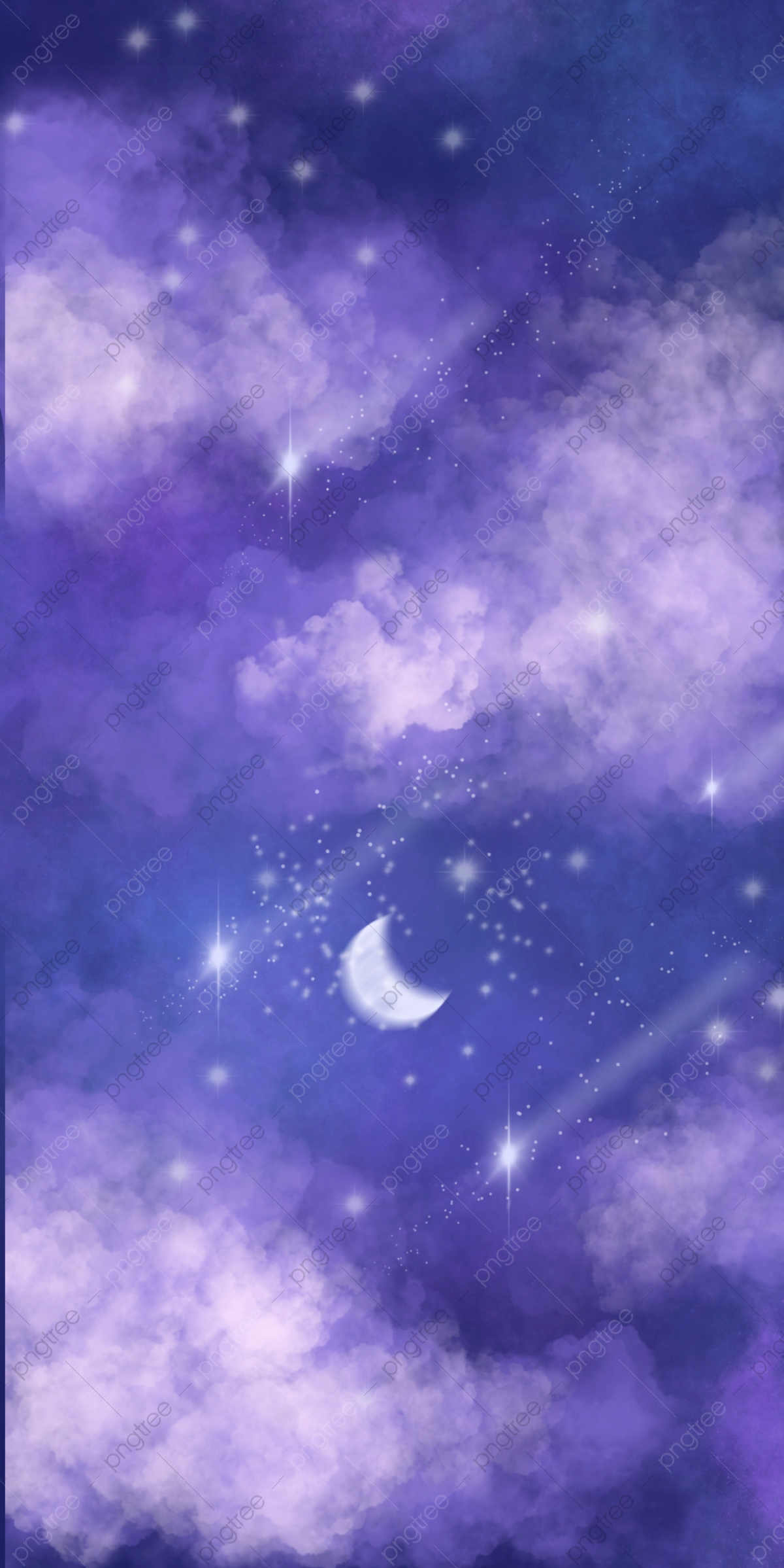 Moonlight Star Sky Meteor Background Cosmic Galaxy Wallpaper, Night Sky Background, Starry Sky Wallpaper, Meteor Background Image for Free Download