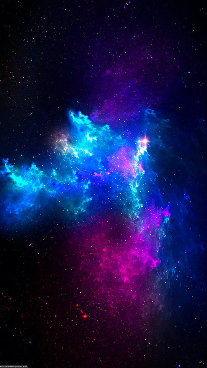 Blue Pink Purple Galaxy Wallpaper