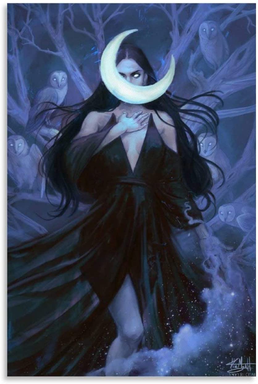 Nyx Goddess of Night Anime Poster Retro Poster Canvas Art Poster and Wall Art Picture Print Modern Family Bedroom Decor Posters 08x12inch(20x30cm), Amazon.ca: Home