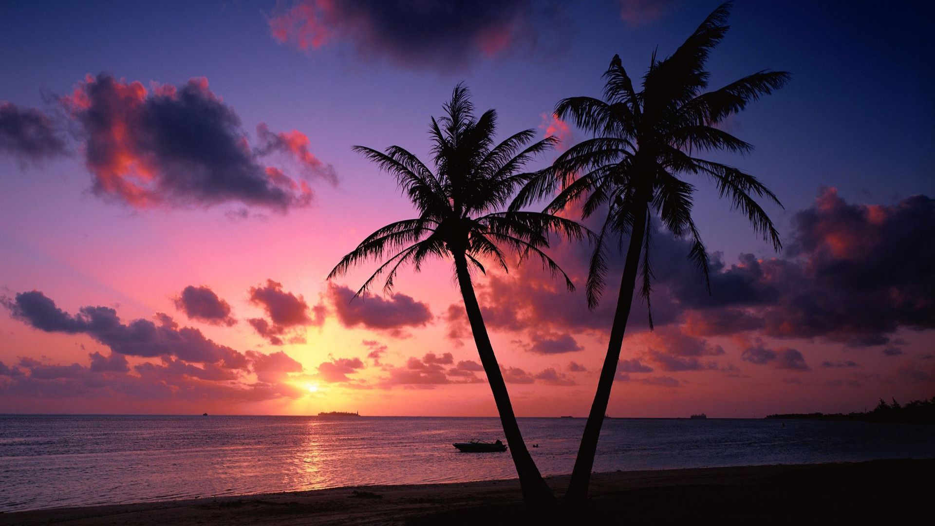 Tropical Sunset. Beach sunset wallpaper, Sunset wallpaper, Beach wallpaper