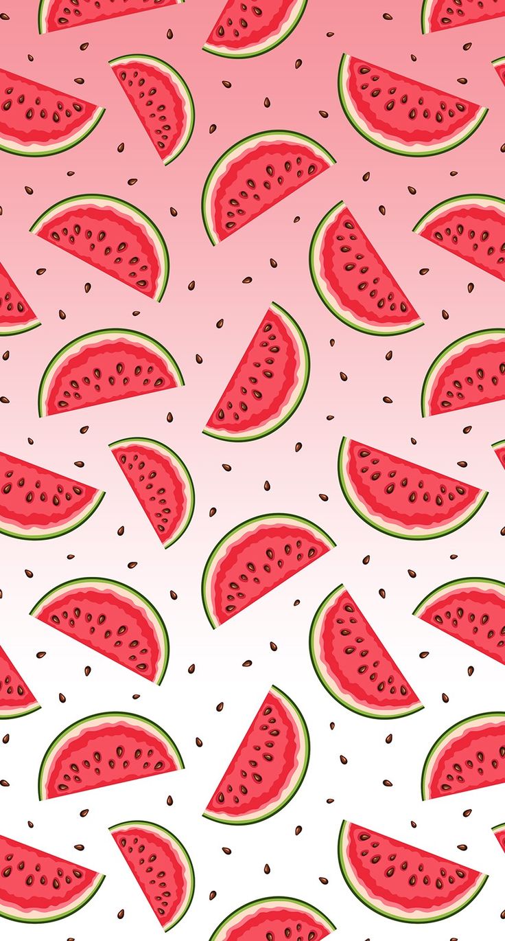 Fond d écran pour l'été. Watermelon wallpaper, Fruit wallpaper, iPhone wallpaper pattern