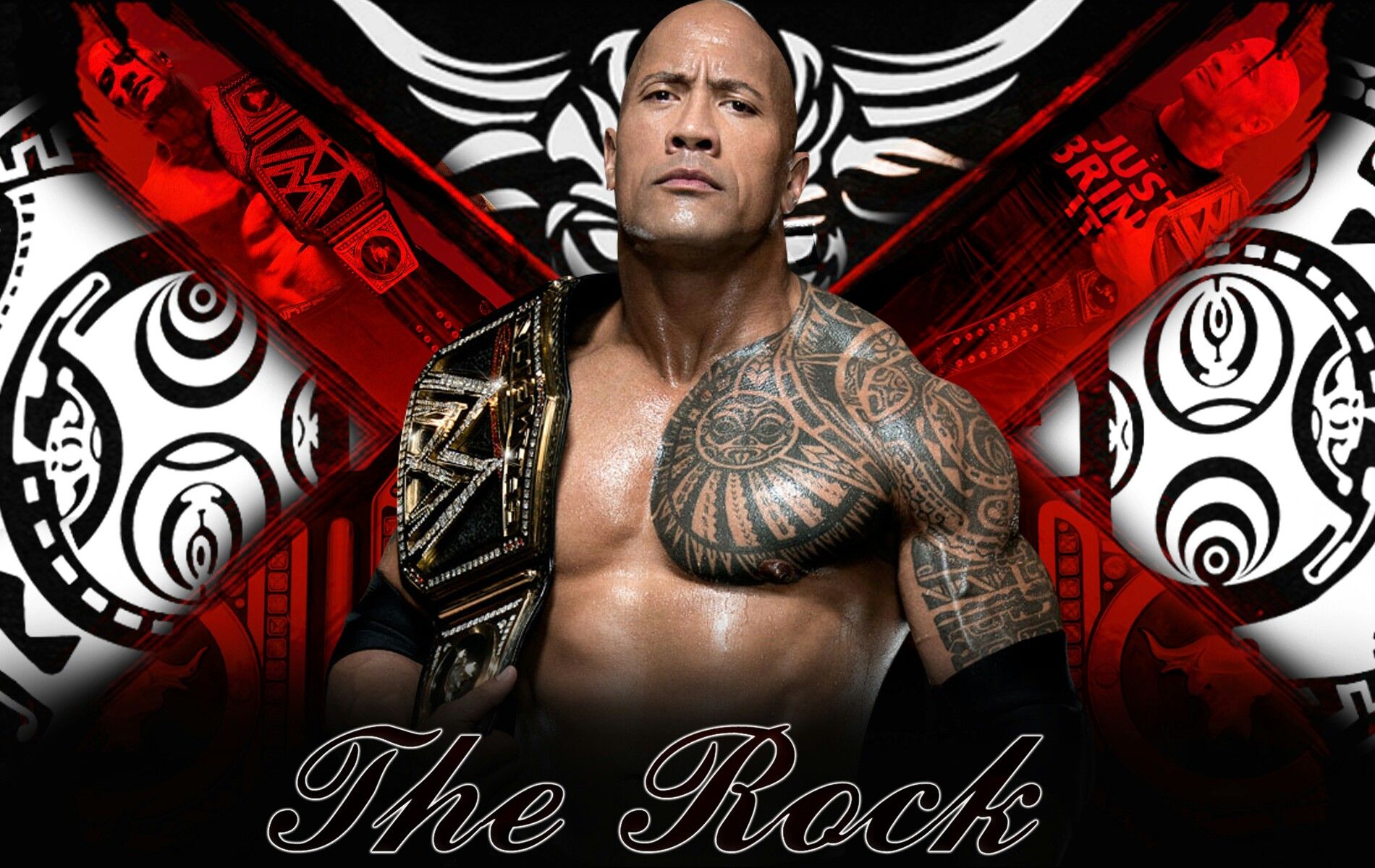 The Rock. Wwe wallpaper, Wwe the rock, Dwayne the rock