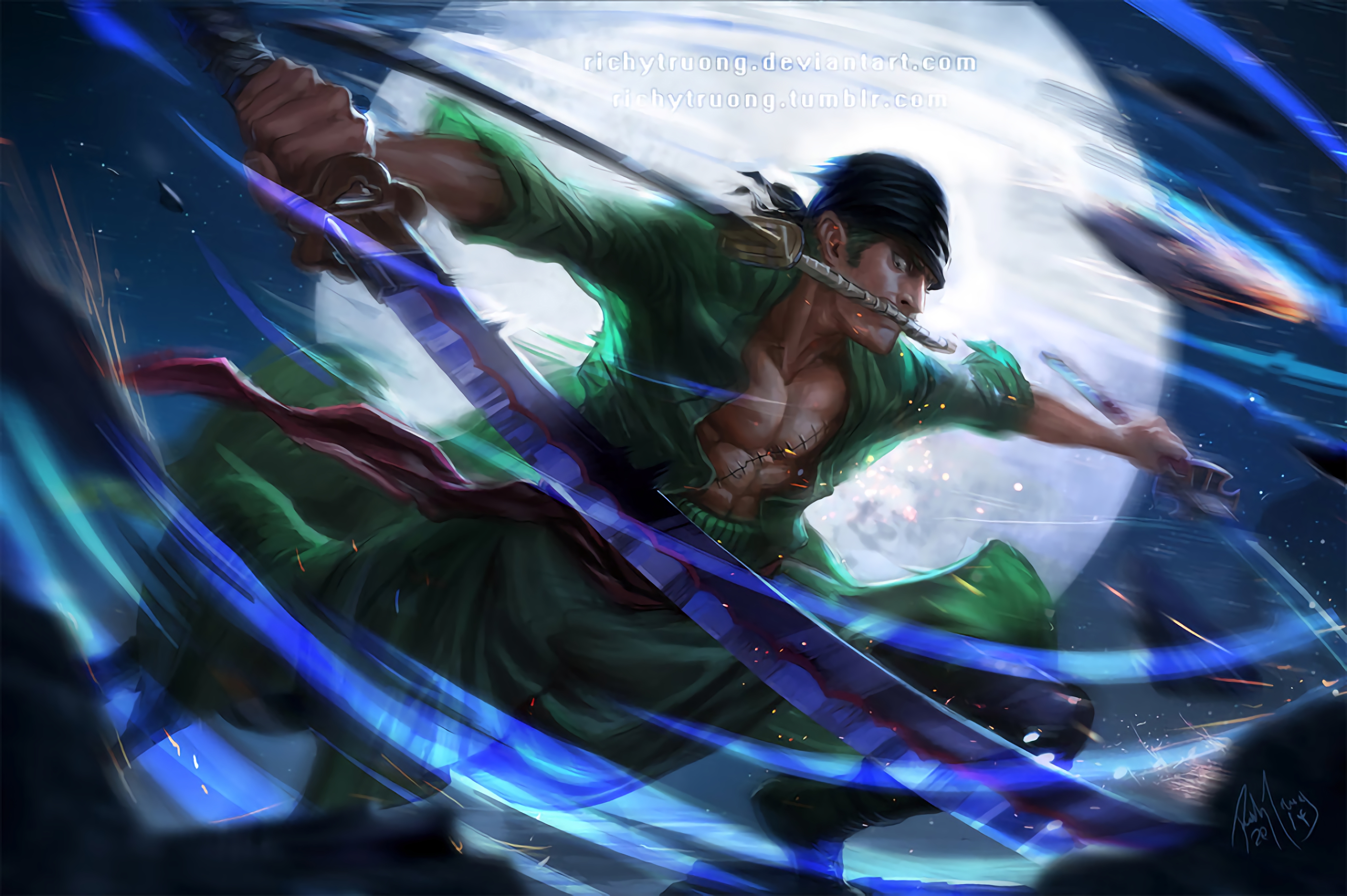 4K Roronoa Zoro Wallpaper and Background Image