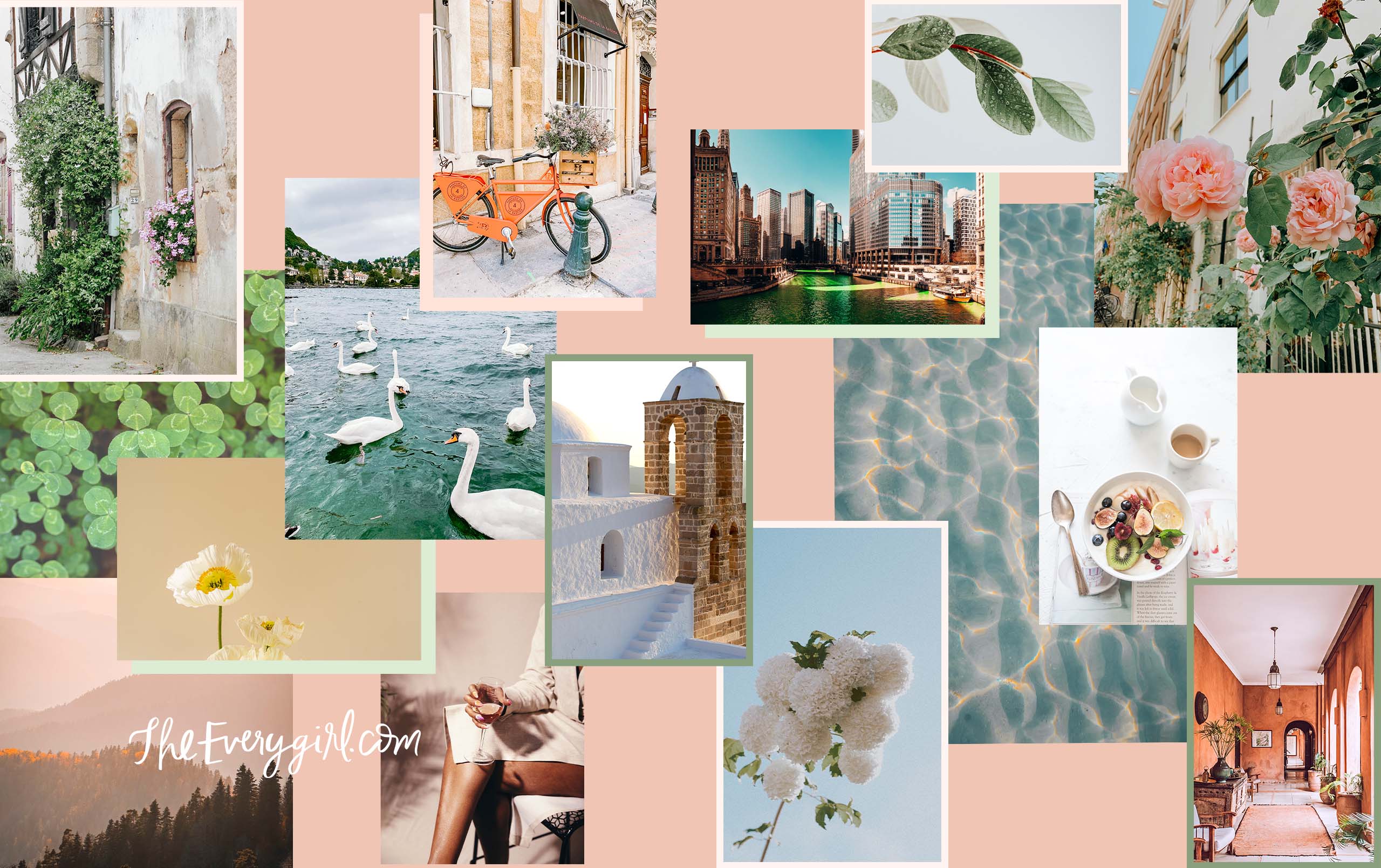 Get inspired with The Everygirl desktop backgrounds For a productive