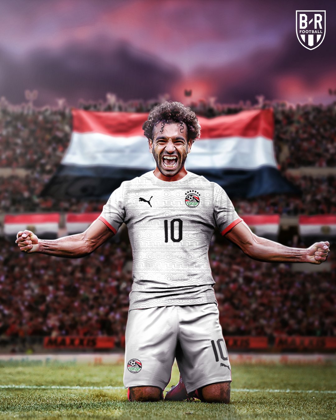B R Football SALAH SCORES EGYPT'S FIRST GOAL AT #AFCON2021