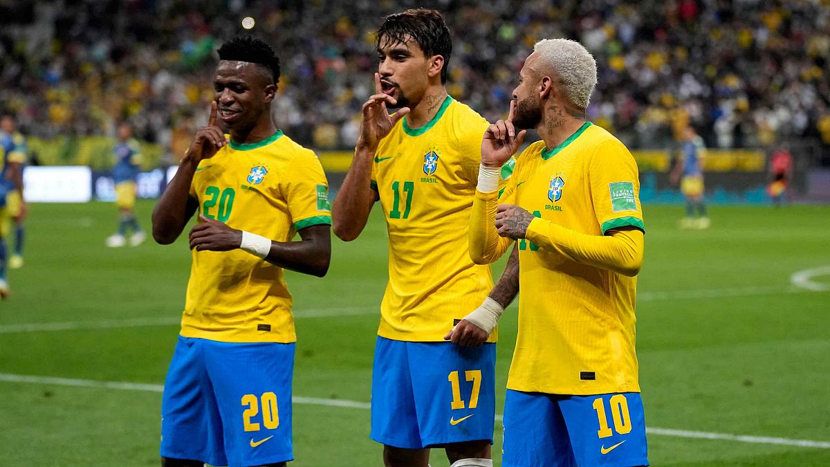 World cup 2022 brazil team hi-res stock photography and images