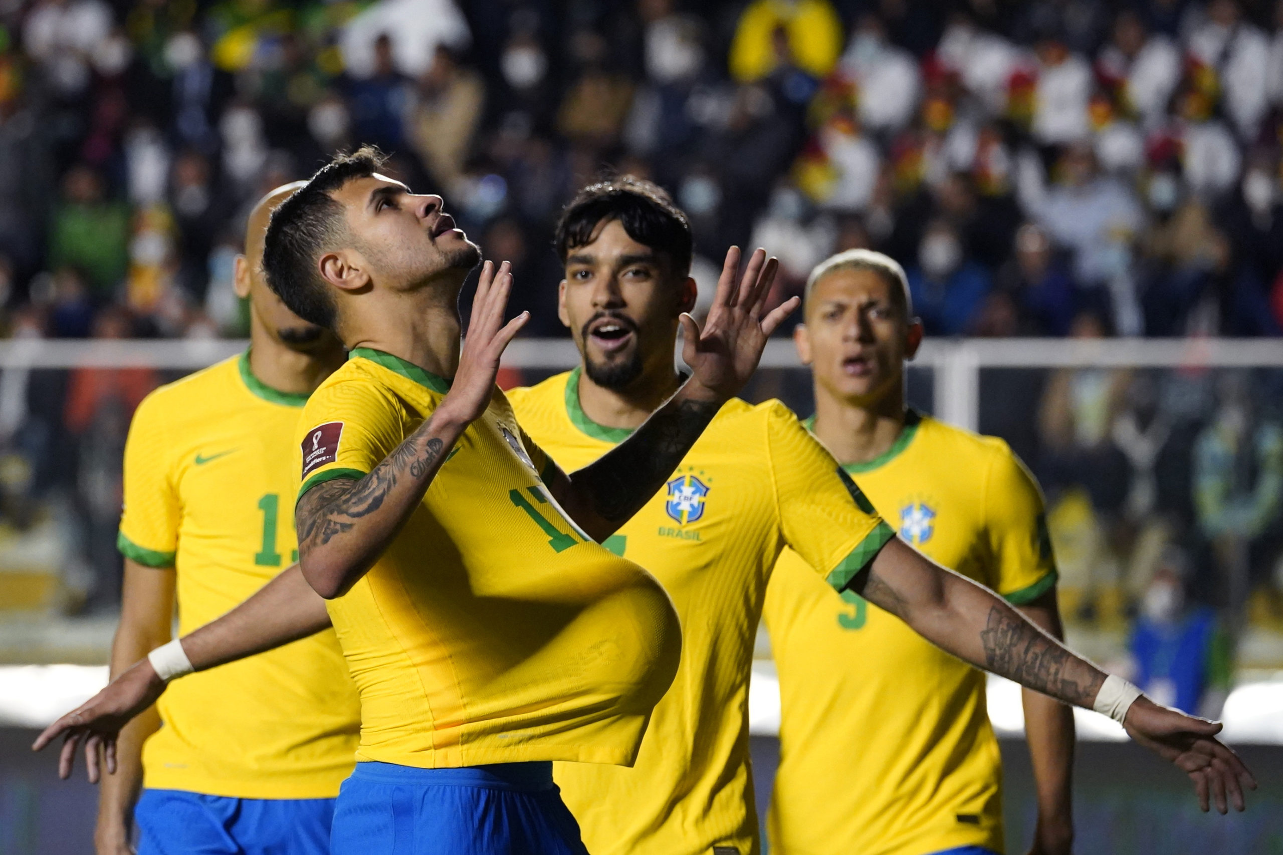 Newcastle star Bruno Guimaraes helps Brazil claim top spot in the world