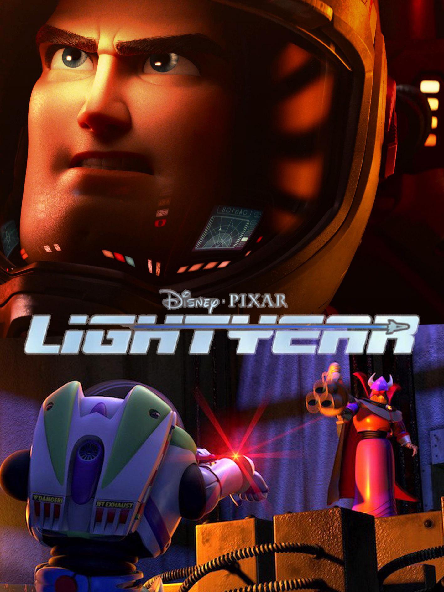 I made a movie poster for the Lightyear movie that was announced yesterday : r/Pixar