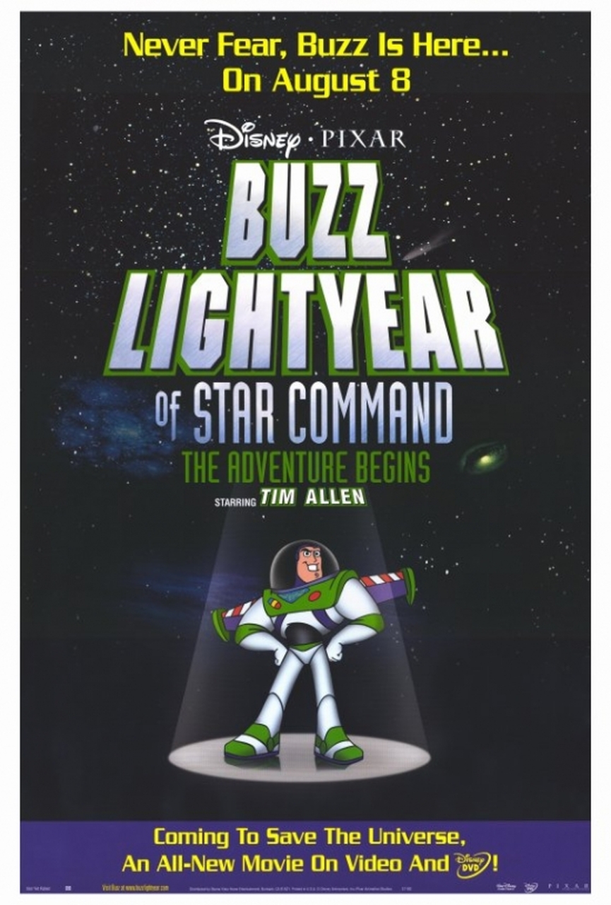Buzz Lightyear of Star Command: The Adventure Begins Movie Poster Print