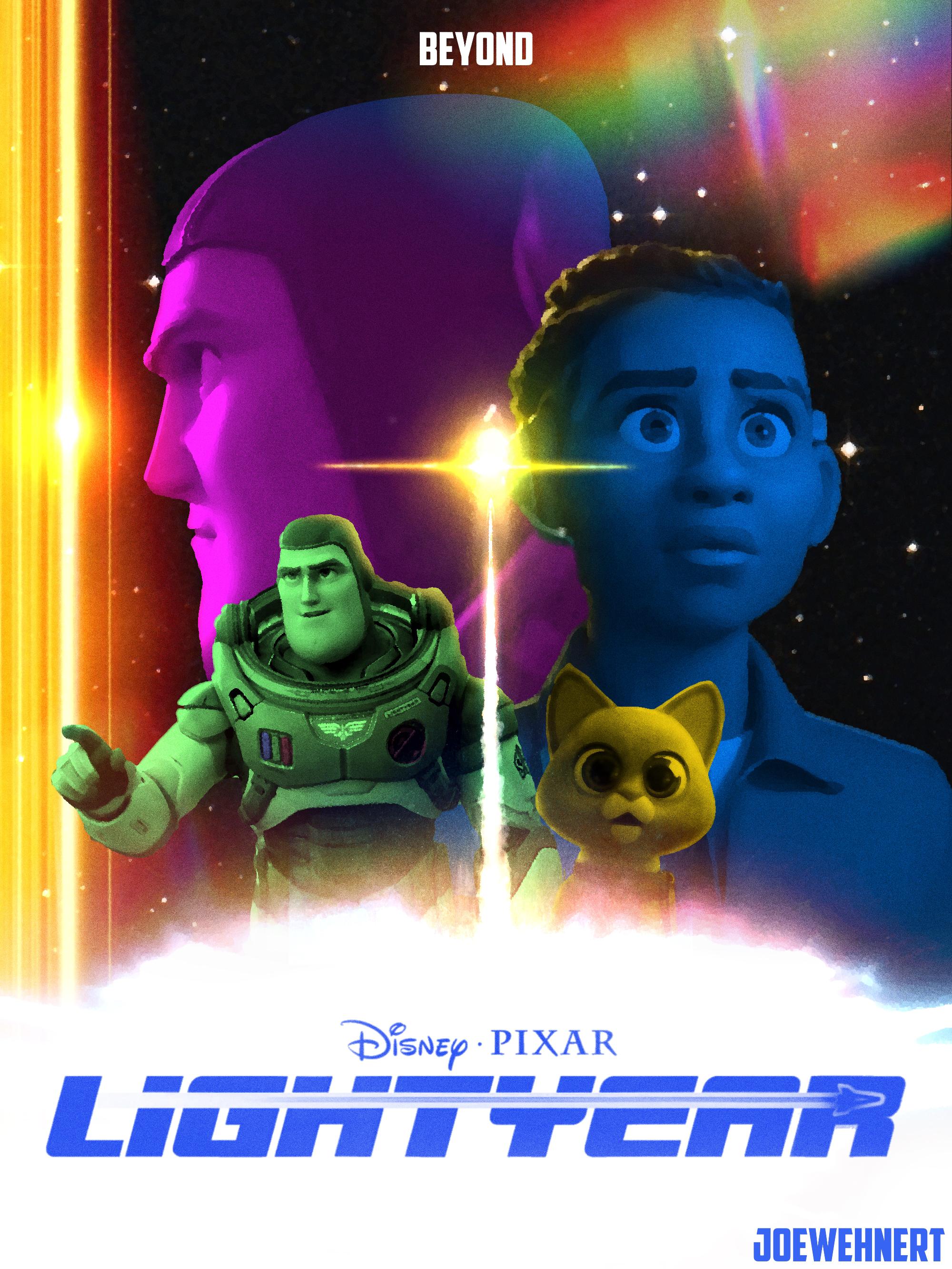 Fan Poster I did for LIGHTYEAR. Very excited! Loved the trailer! : r/Pixar