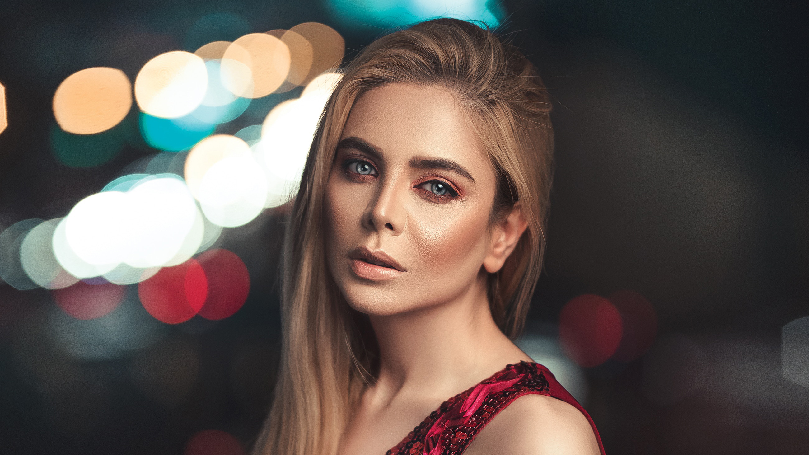 Blonde Girl Eyes, HD Girls, 4k Wallpaper, Image, Background, Photo and Picture
