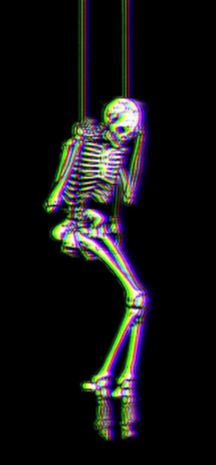 Download Skeleton Aesthetic Thinking Skull Wallpaper  Wallpaperscom