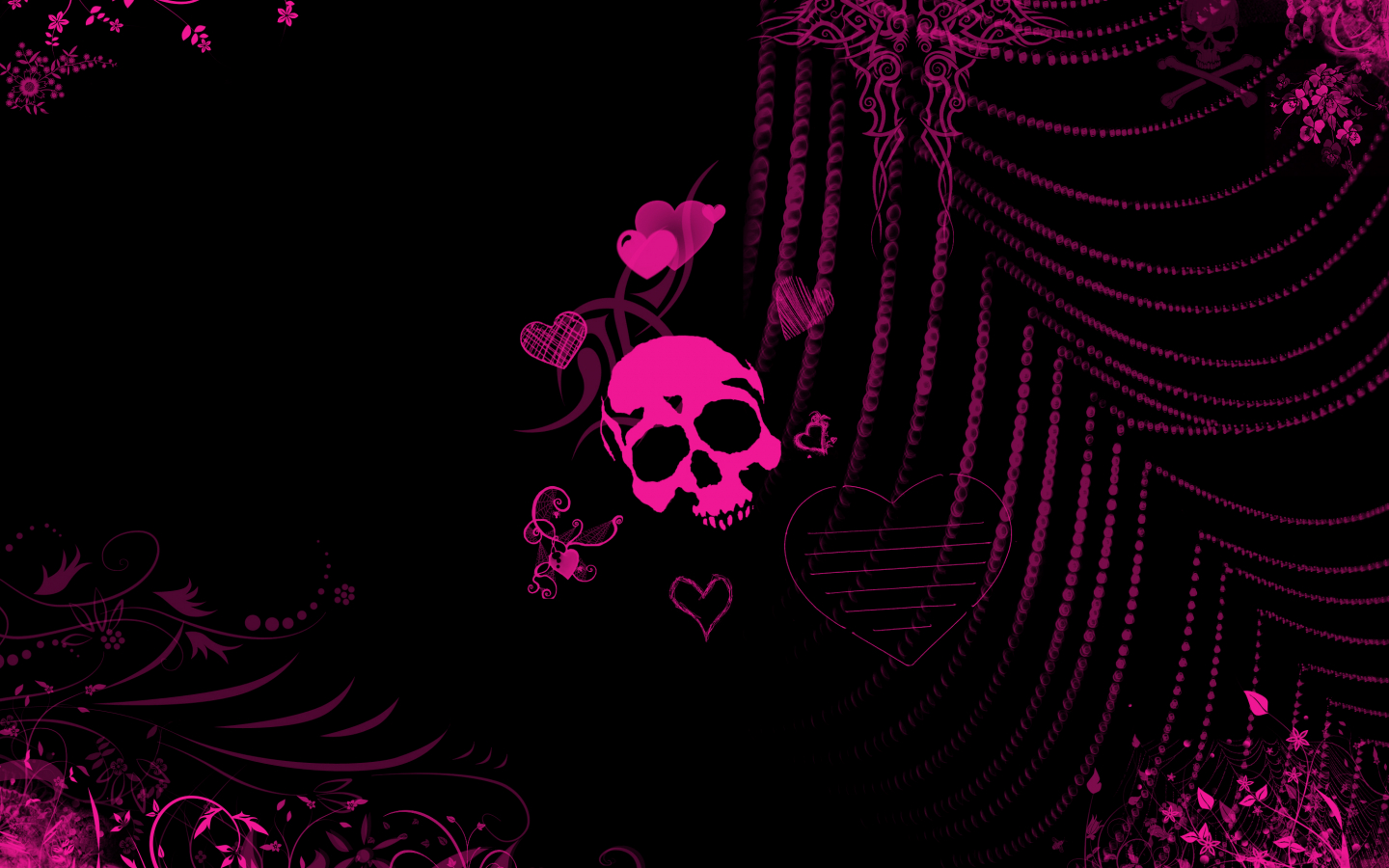 Free download Girly Skull Wallpaper Related wallpaper for pink emo [2800x2100] for your Desktop, Mobile & Tablet. Explore Cute Black and Pink Wallpaper. Cute Pink Wallpaper, Pink and Black