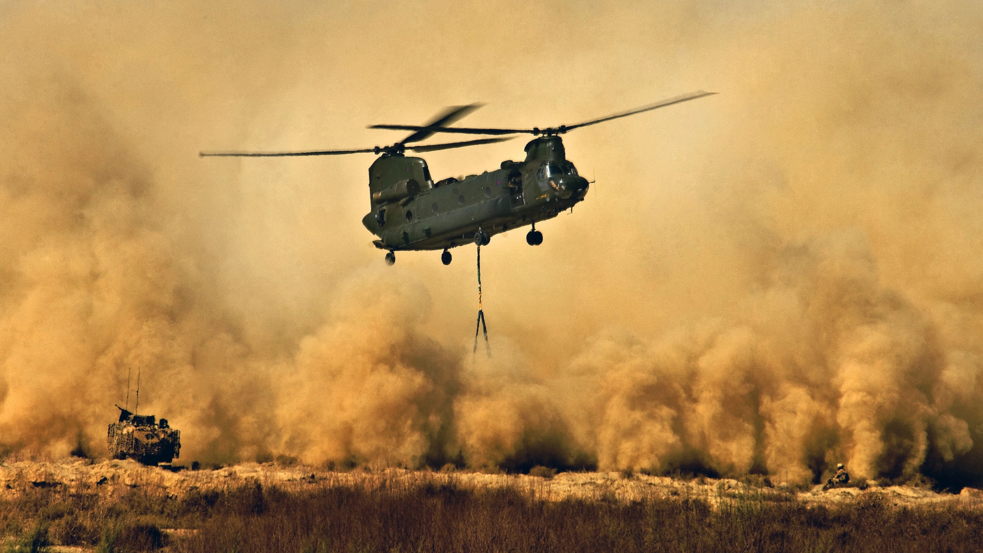Boeing CH 47 Chinook HD Wallpaper And Background