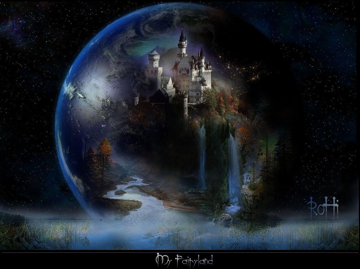 kjun su WINDJARD'S GNOMES. Fantasy landscape, Art wallpaper, Fantasy artist