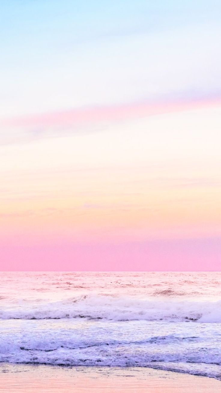 Pink skies with an beach view #beachviewpics. Ilustração de paisagem, Fotografia de paisagem, Papel de parede paisagens
