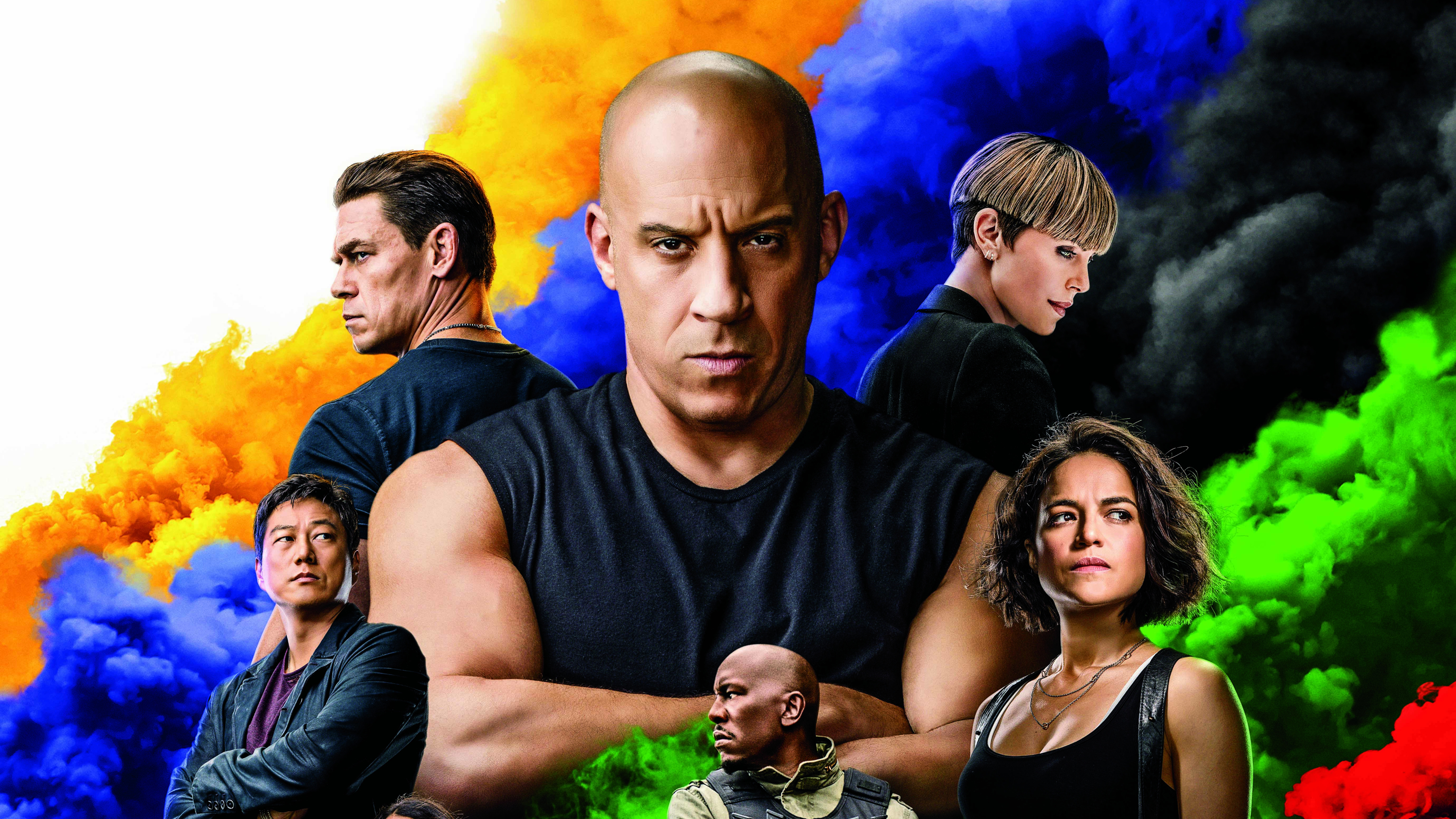 Charlize Theron Cipher Dominic Toretto Han Jakob Toretto John Cena 4K HD Fast & Furious Wallpaper