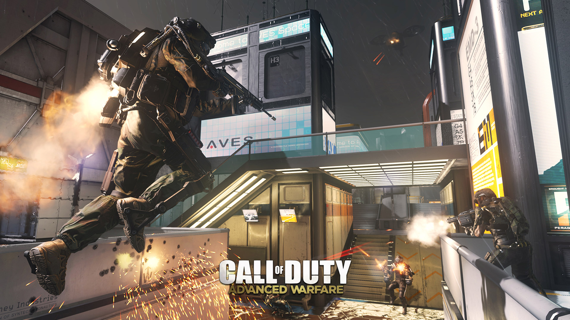 Free Call of Duty: Advanced Warfare Wallpaper in 1920x1080