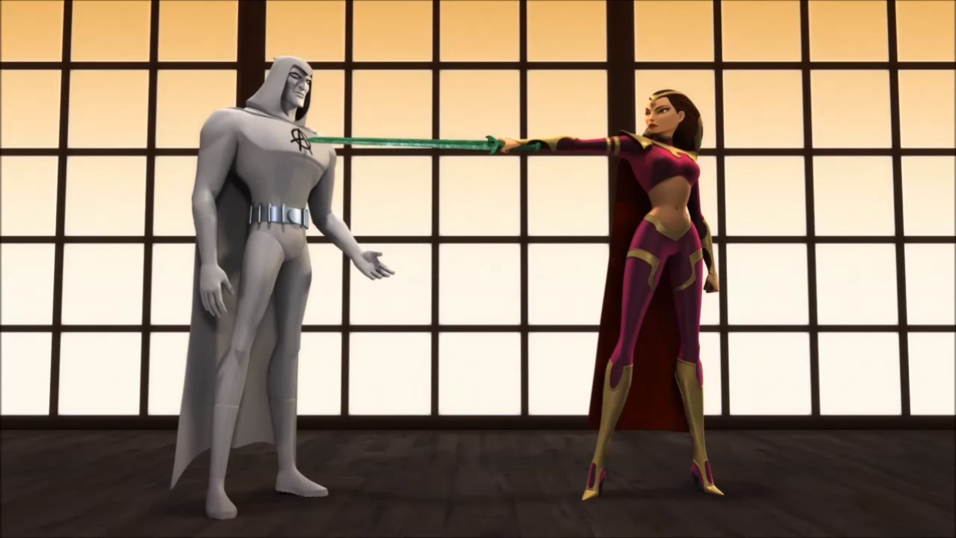 Anarky and Lady Shiva in Beware the Batman