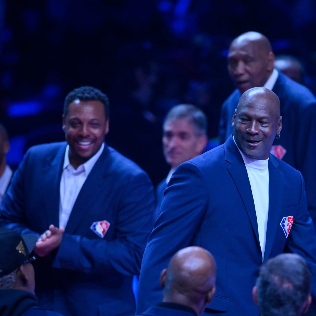 NBA Honors 75th Anniversary Team At Halftime Of All Star Game