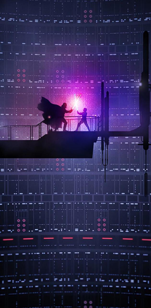 Luke and Vader wallpaper