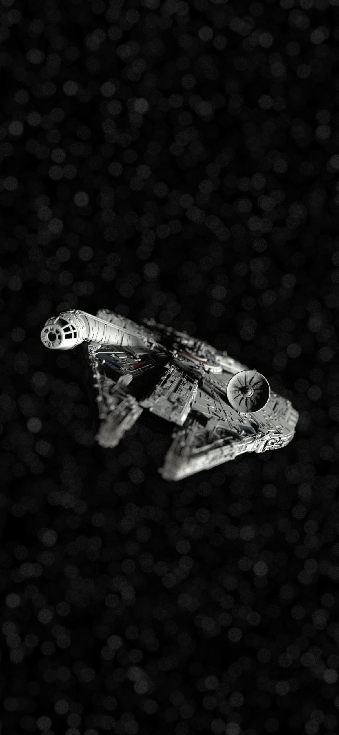 I rendered out a Millennium Falcon iPhone wallpaper for May 4th. Hope people like it!