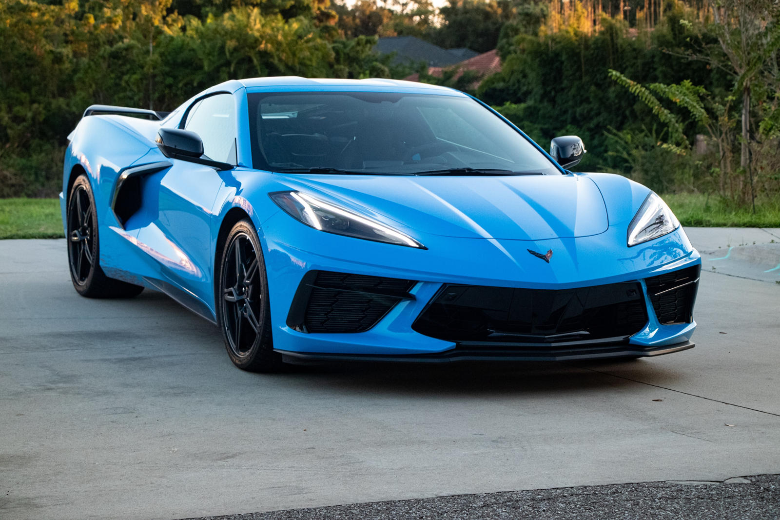 Chevrolet Corvette c7 2016 Stingray РіРѕР»СѓР±РѕР№