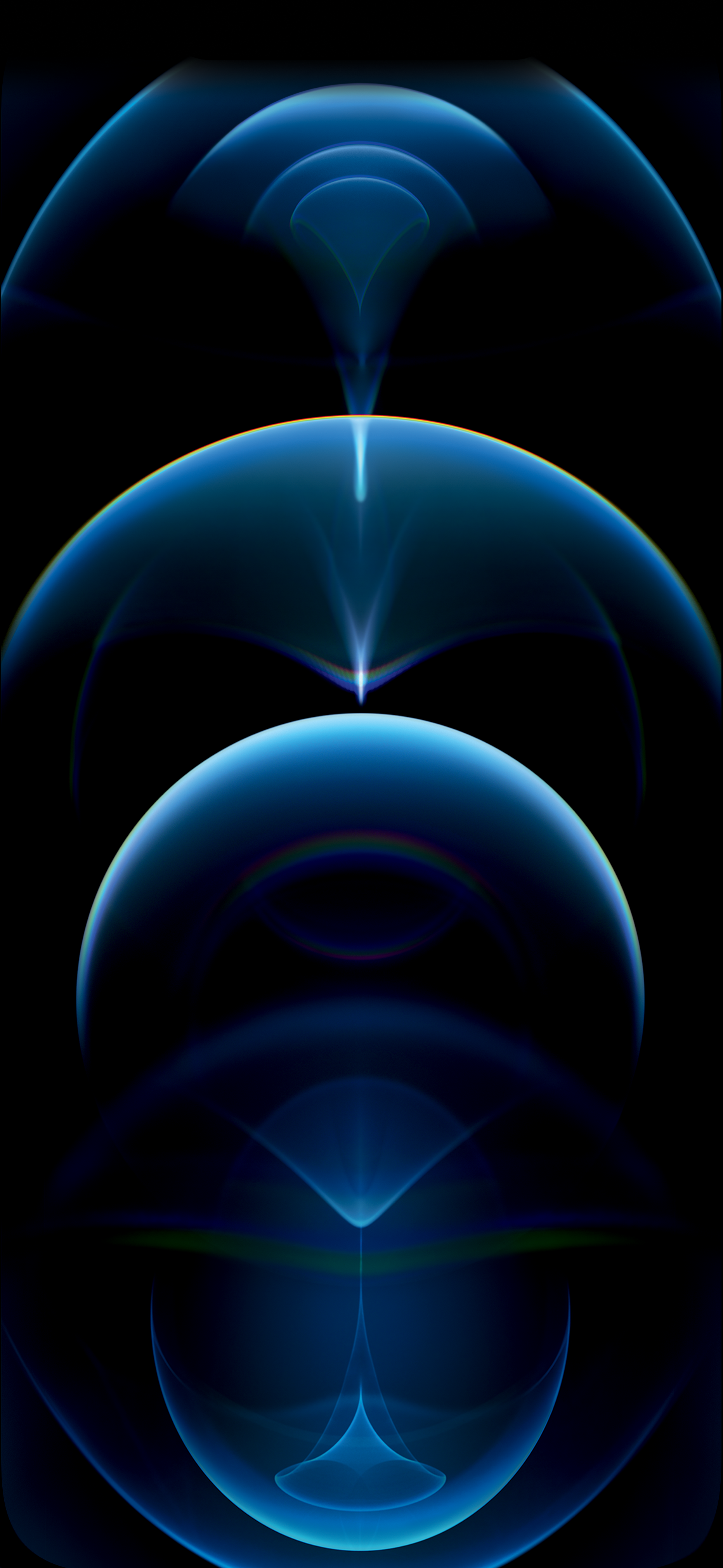 Blue iPhone 12 Wallpaper