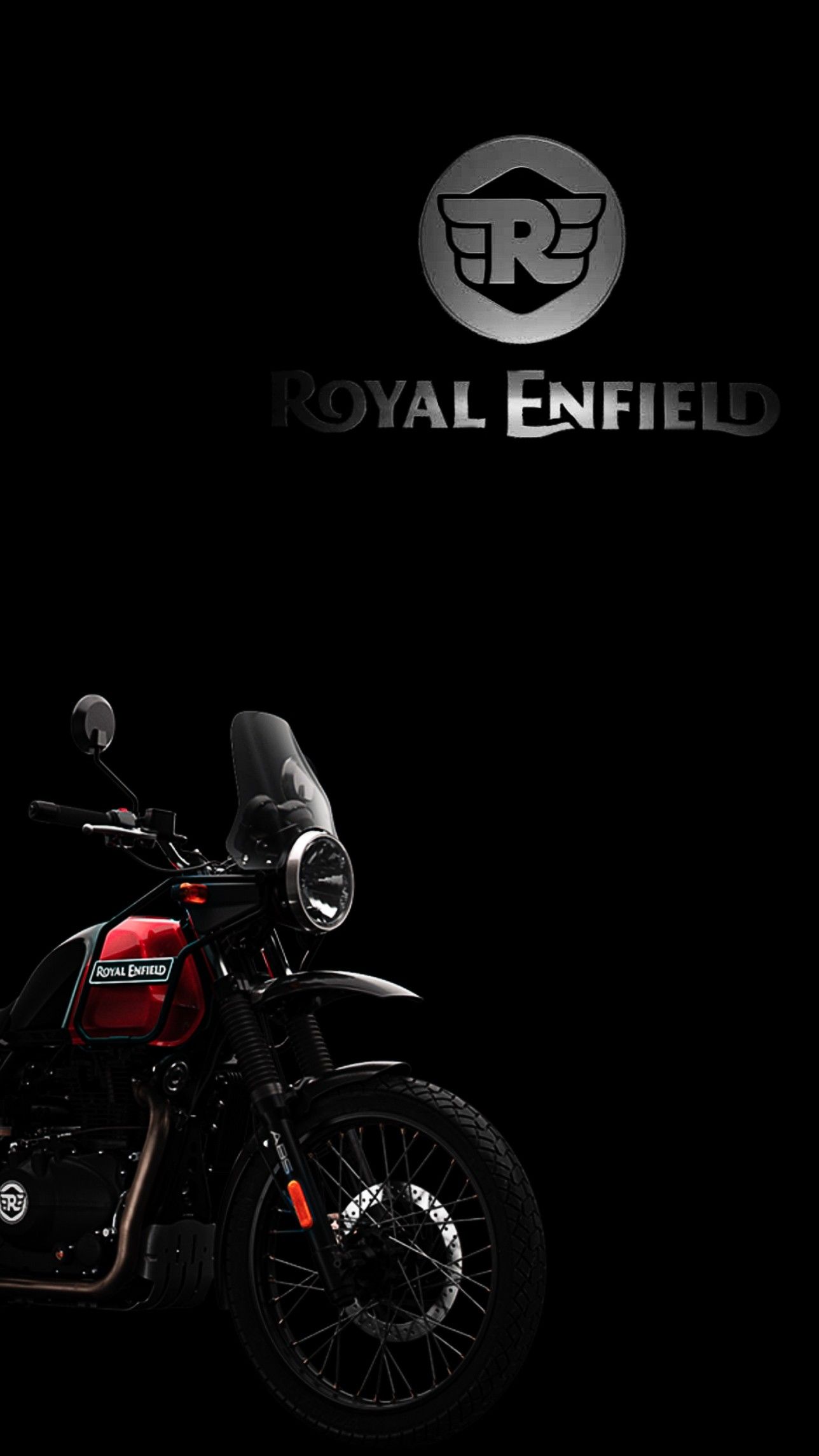 Royal Enfield Himalayan wallpaper by om creations. Black background wallpaper, Black wallpaper, Wallpaper