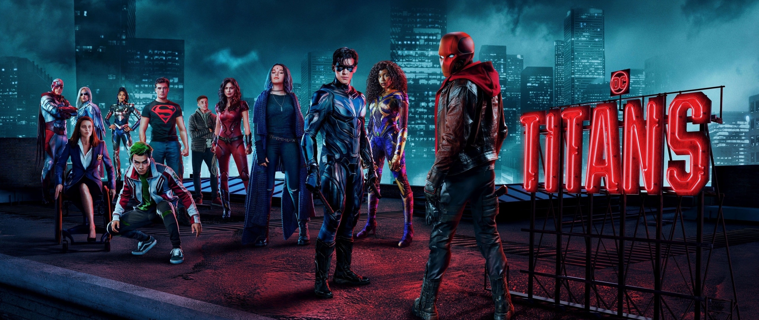 Titans Wallpaper 4K, TV series, Season 3, Minka Kelly, Savannah Welch, Movies