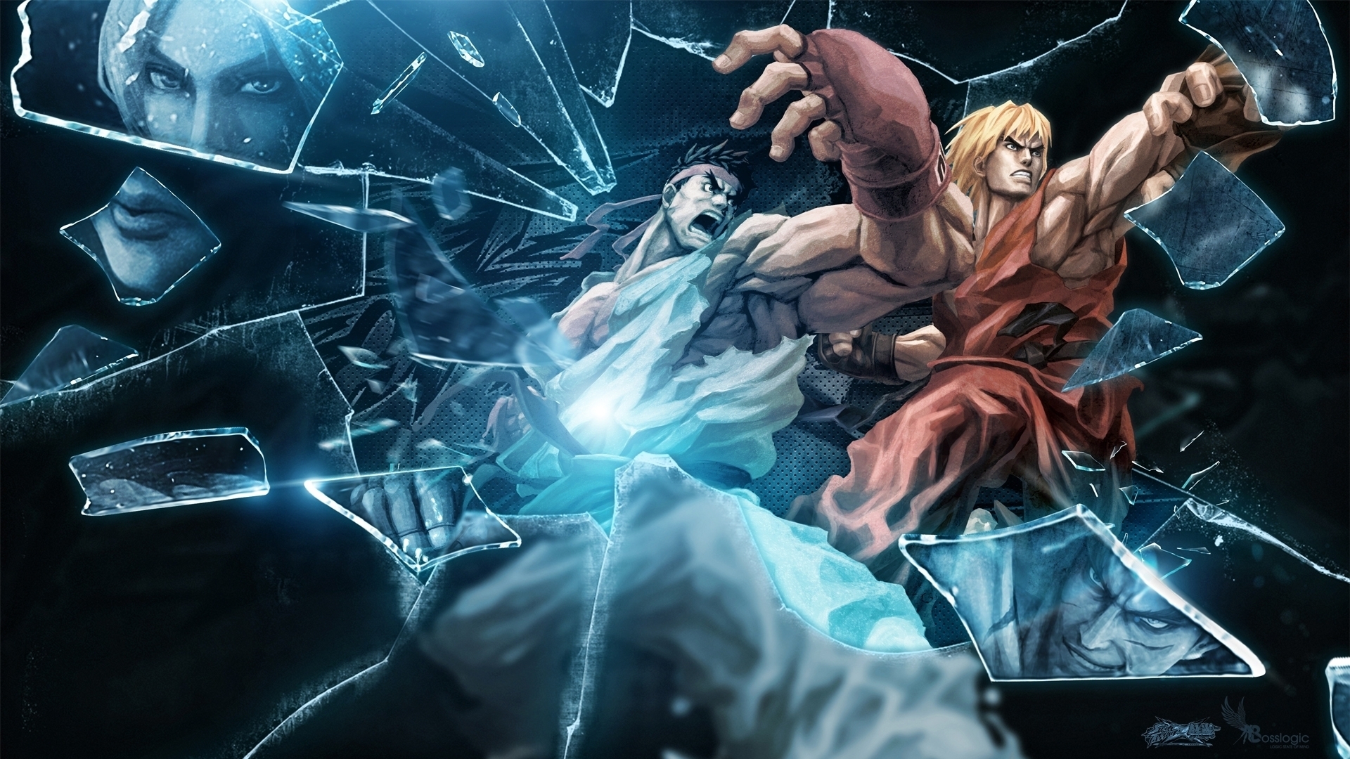Ryu and Ken HD wallpaper
