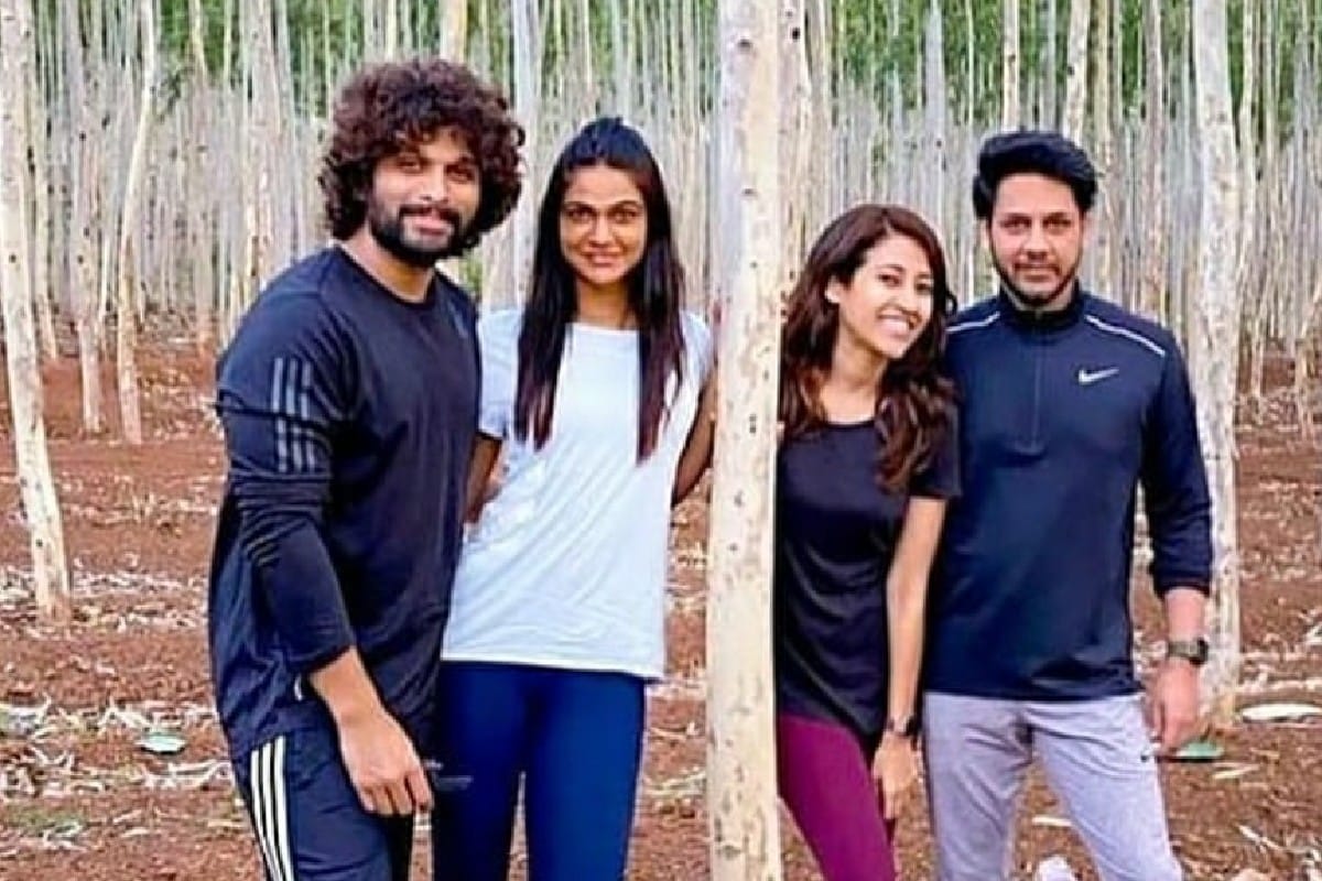 Allu Arjun's Latest Afro Hairstyle in New Picture With Wife Sneha Is Making Headlines