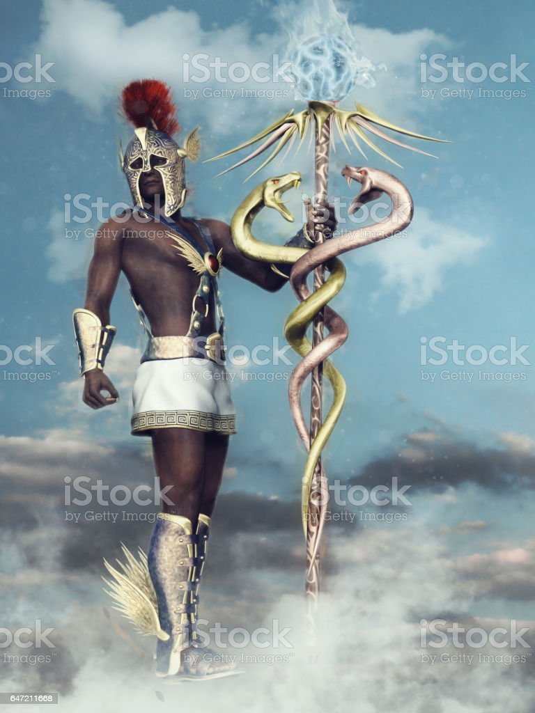 Mythological God Hermes Image Now