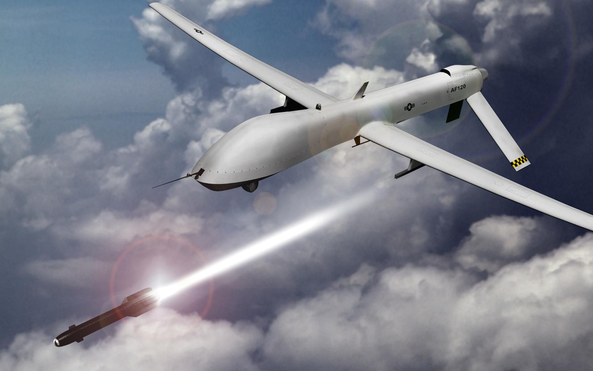 Drone strike, Military drone, Drone