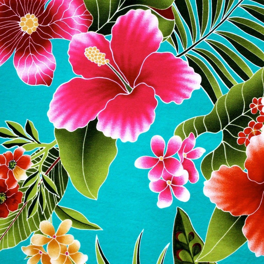 Aesthetic Hawaiian Print Wallpaper Desktop