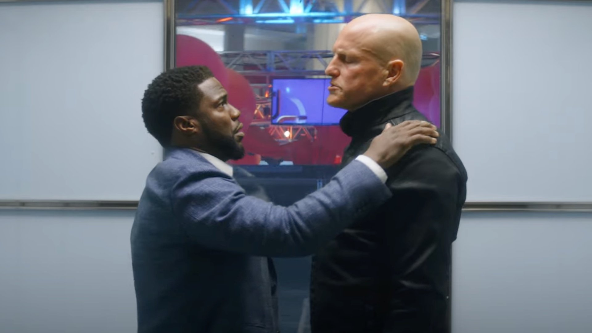 Funny for Netflix's Action Comedy THE MAN FROM TORONTO Starring Kevin Hart and Woody Harrelson