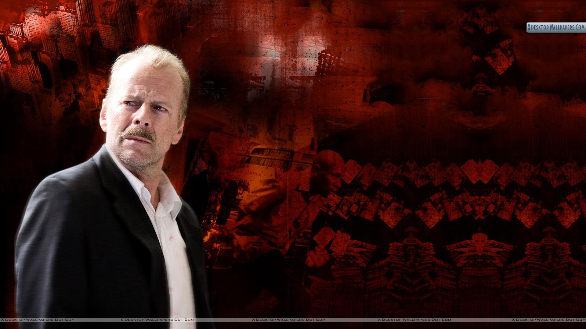 Bruce Willis in Movie 16 Blocks Wallpaper