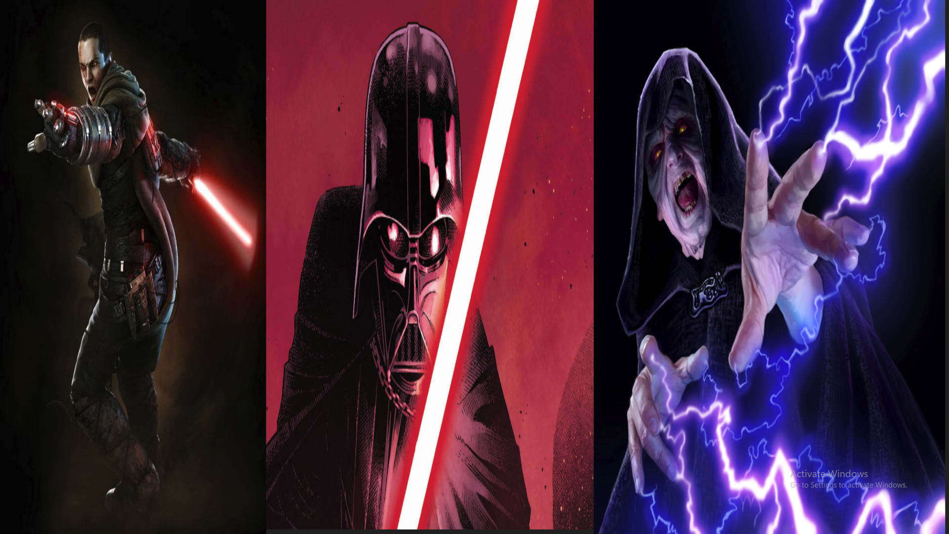 Star Wars Versus Series: Starkiller and Darth Vader VS. Darth Sidious