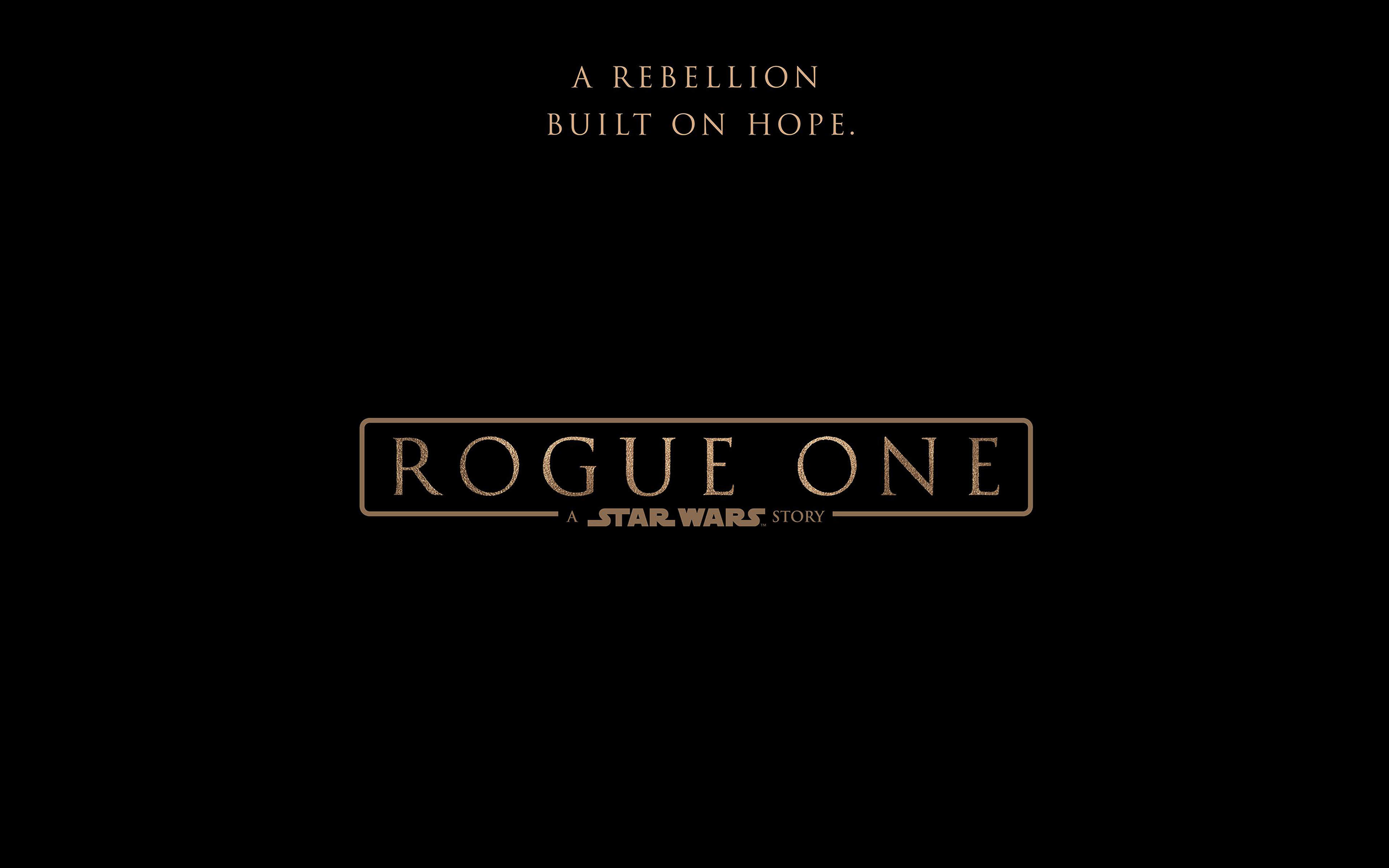 Rogue One Starwars Poster Logo Illustration Art Movie Wallpaper