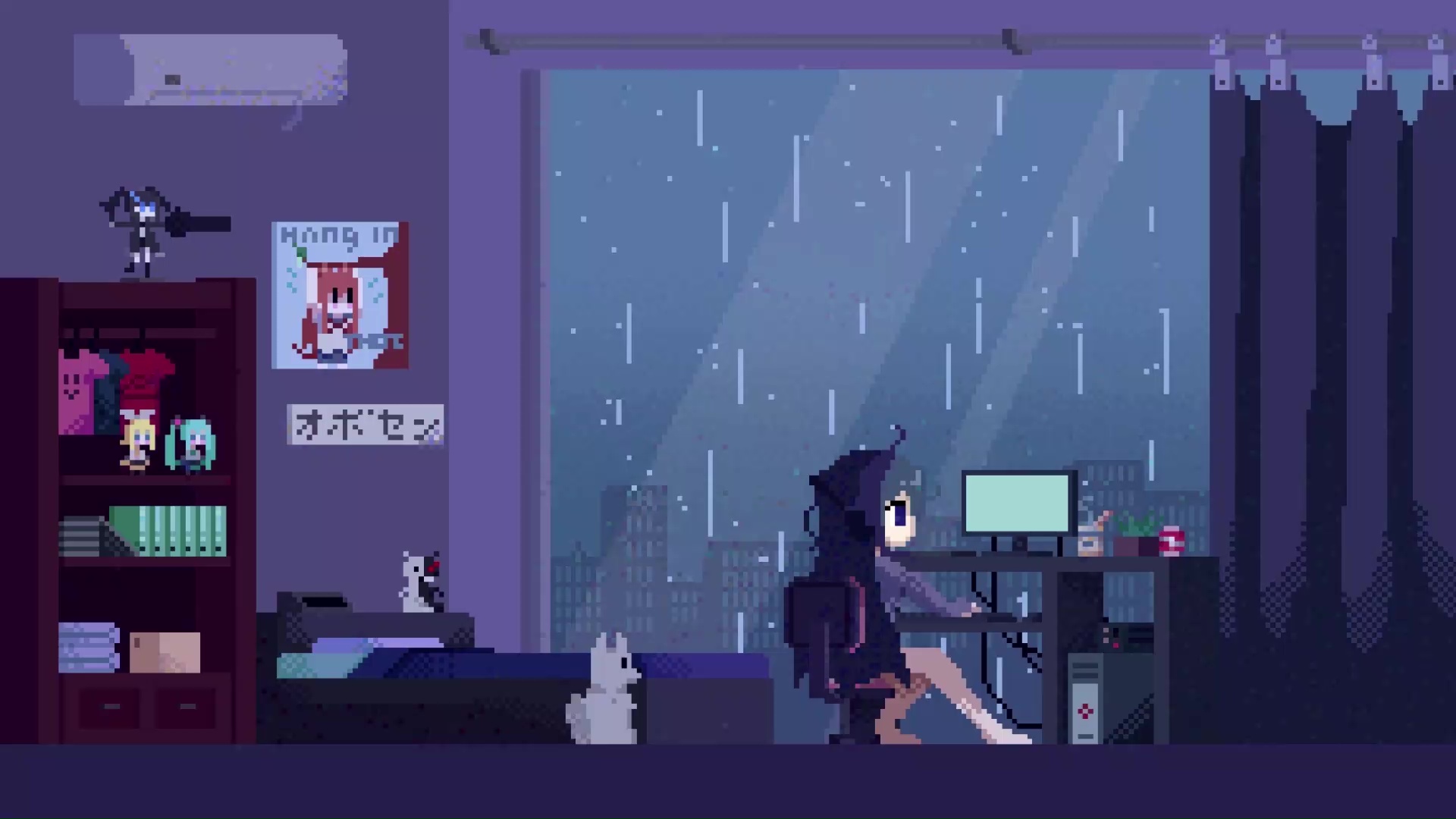 Animated Pixel Art Wallpaper With Source