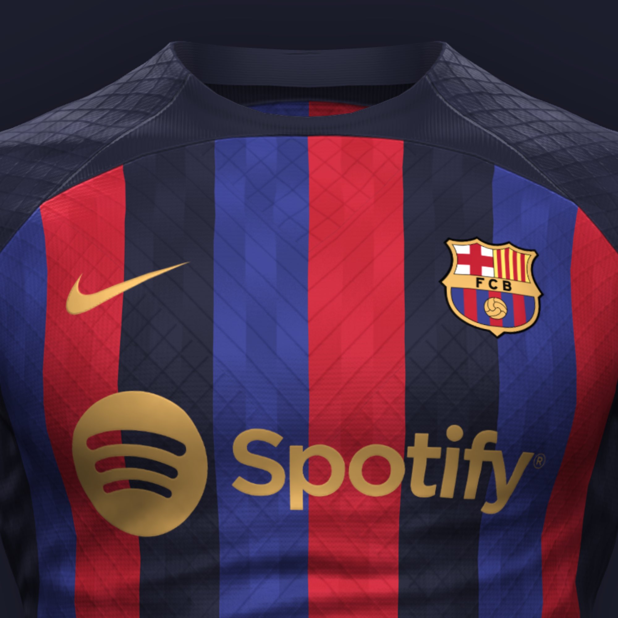 Barça Universal: High Quality Renders Of Barcelona's 2022 2023 Home Kit